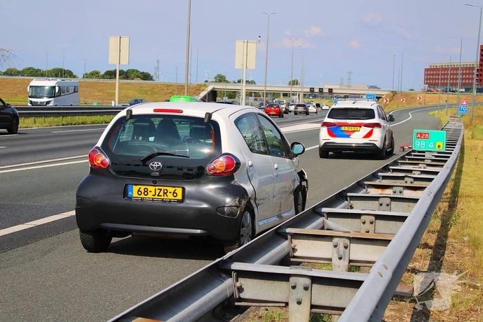 Aanrijding met letsel op snelweg