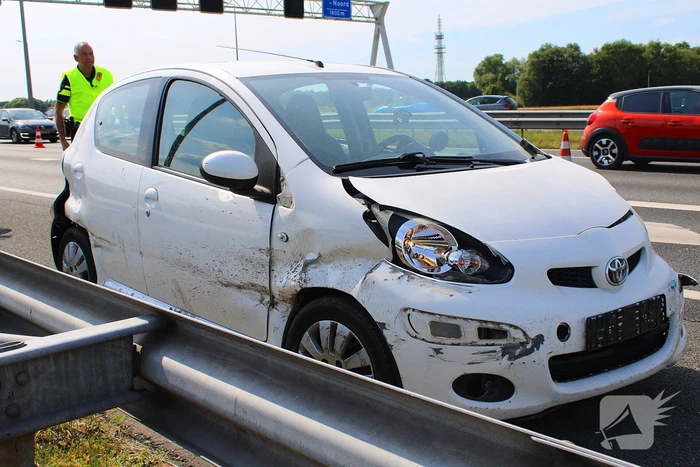 Aanrijding met letsel op snelweg