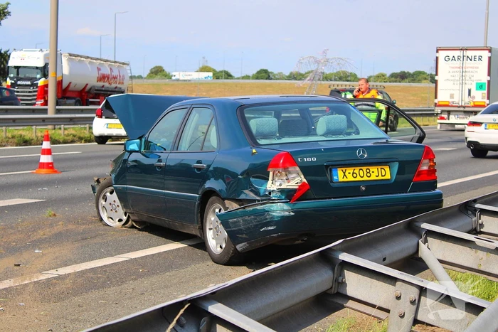 Aanrijding met letsel op snelweg