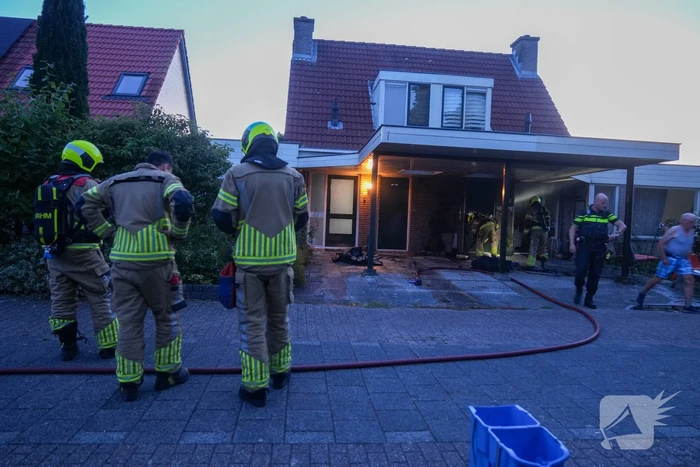 Woningbrand veroorzaakt schade
