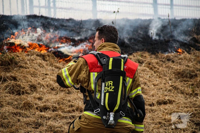Treinverkeer plat door bermbrand bij station