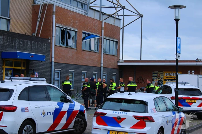Vernielingen bij voormalig stadion