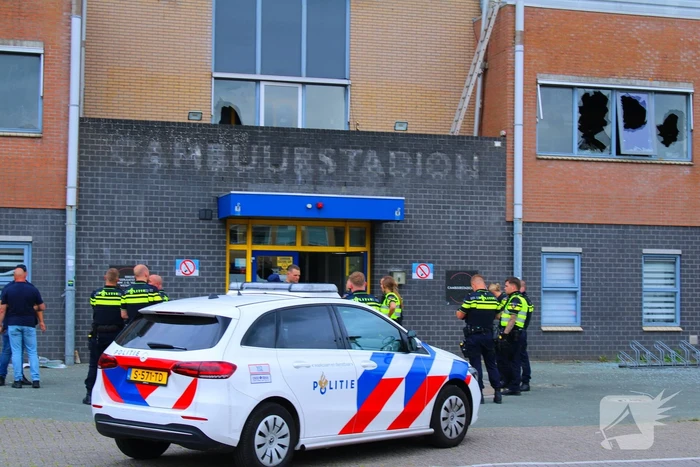 Vernielingen bij voormalig stadion