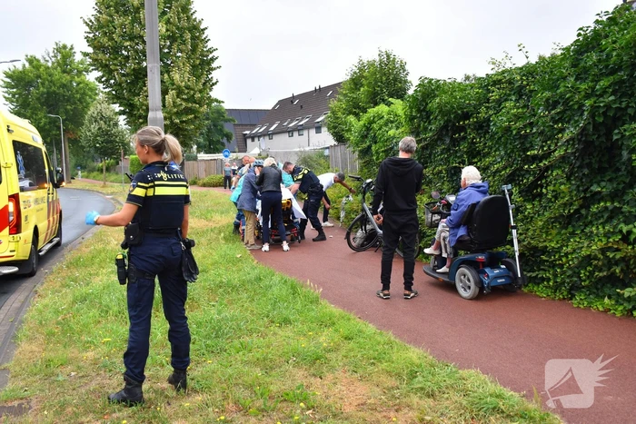 Fietser gewond na schrik van hond