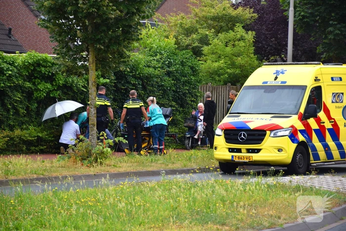 Fietser gewond na schrik van hond
