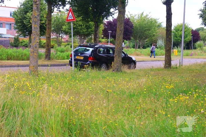 Fietser aangereden door sleepkabel