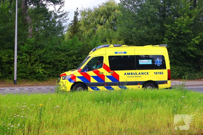 Fietser aangereden door sleepkabel