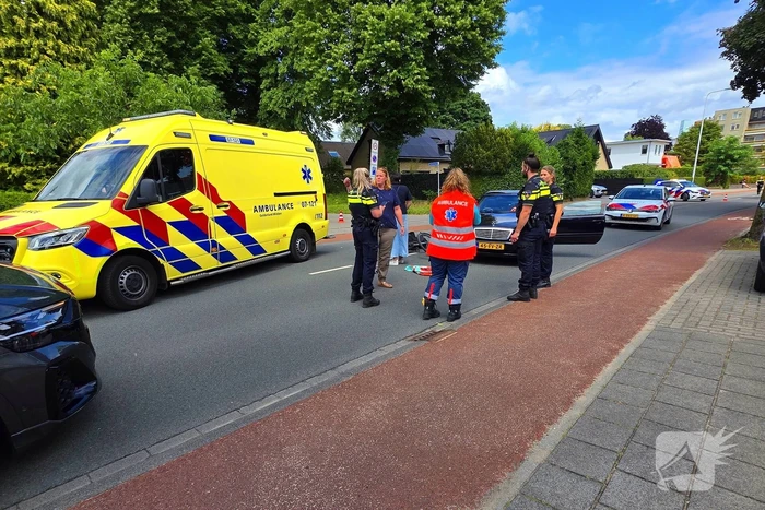 Fietser gewond bij aanrijding met auto