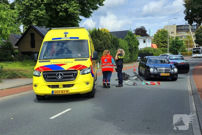 Fietser gewond bij aanrijding met auto