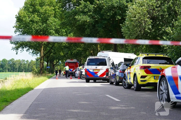 Eenzijdig ongeval met vier gewonden