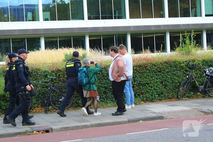 Mobiele eenheid ingezet bij protest