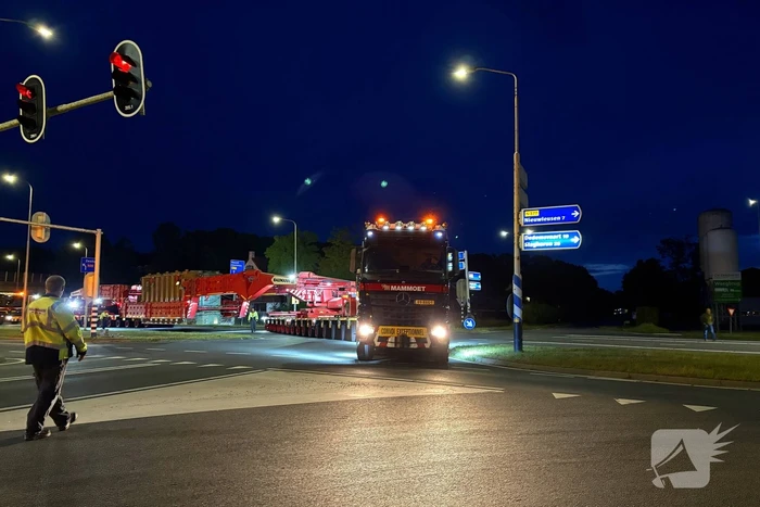 Zwaar transport van 500 ton succesvol afgerond