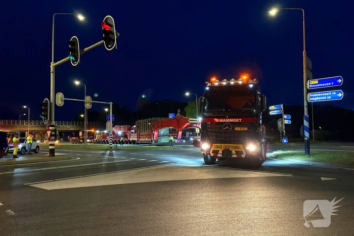 Zwaar transport van 500 ton succesvol afgerond
