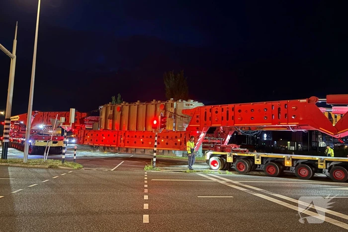 Zwaar transport van 500 ton succesvol afgerond