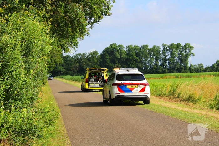 Fietser gewond na val