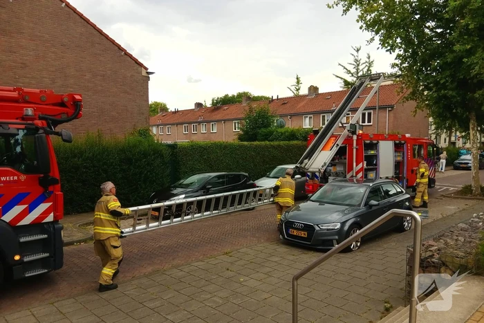 Brand in flatwoning door vergeten pan