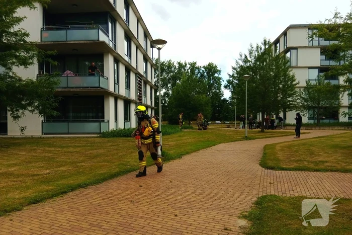 Brand in flatwoning door vergeten pan