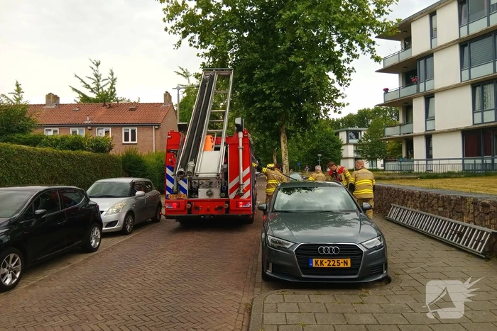 Brand in flatwoning door vergeten pan