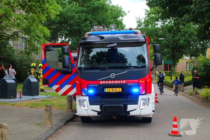 Persoon gecontroleerd na brand in flatwoning