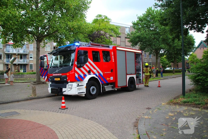 Persoon gecontroleerd na brand in flatwoning