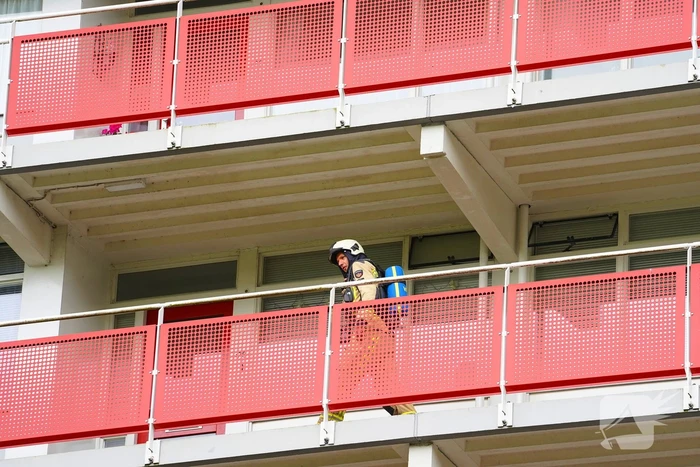 Flat gecontroleerd na brandmelding