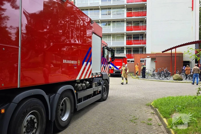 Flat gecontroleerd na brandmelding