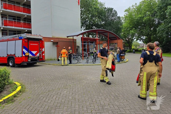 Flat gecontroleerd na brandmelding
