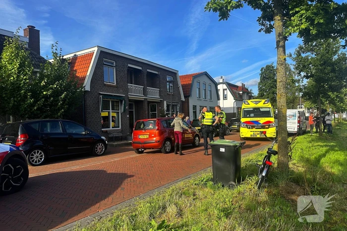 Fietser in botsing met auto