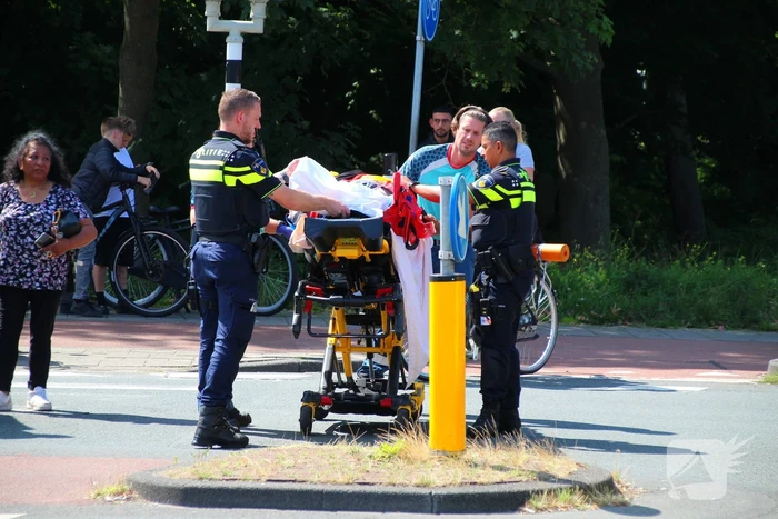Scooterrijdster gewond na val