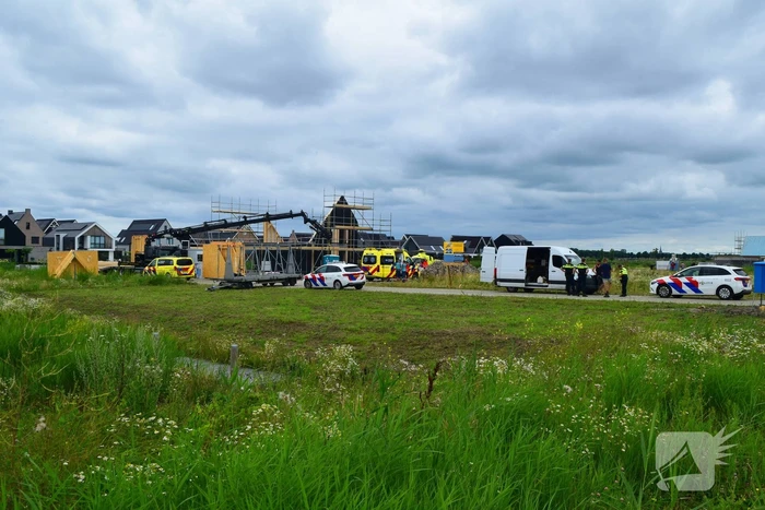 Traumahelikopter landt voor medisch noodgeval