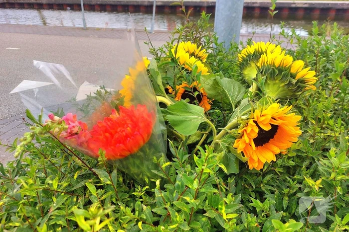 Bloemen na tragisch ongeval