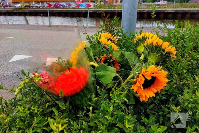 Bloemen na tragisch ongeval