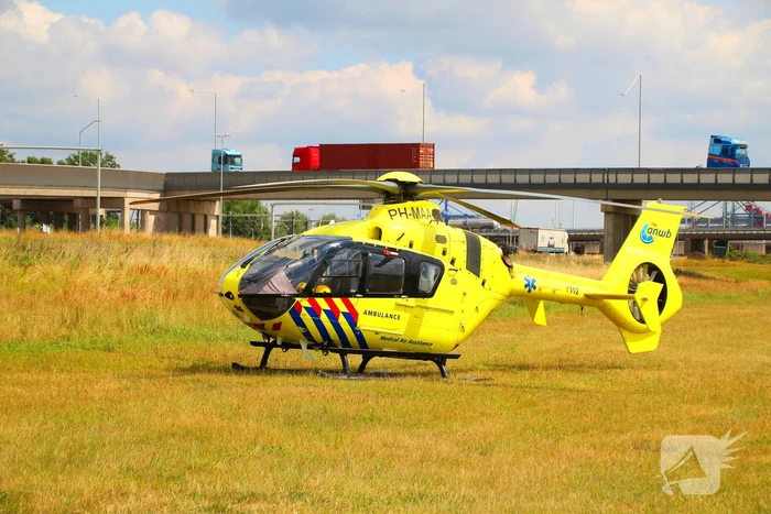 Traumahelikopter ingezet na aanrijding