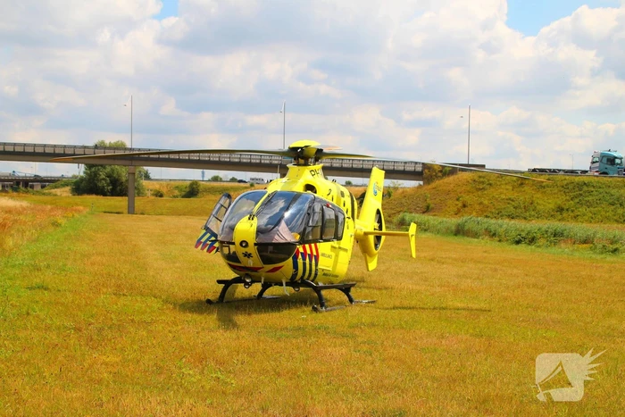 Traumahelikopter ingezet na aanrijding
