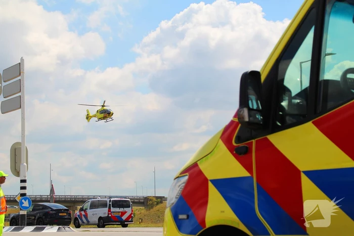 Traumahelikopter ingezet na aanrijding