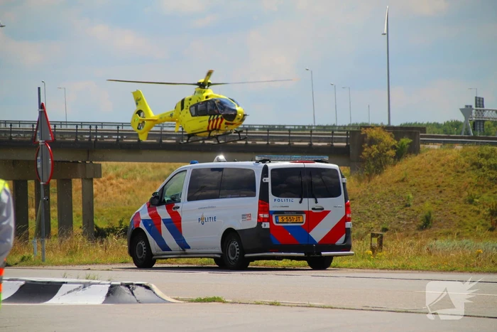 Traumahelikopter ingezet na aanrijding