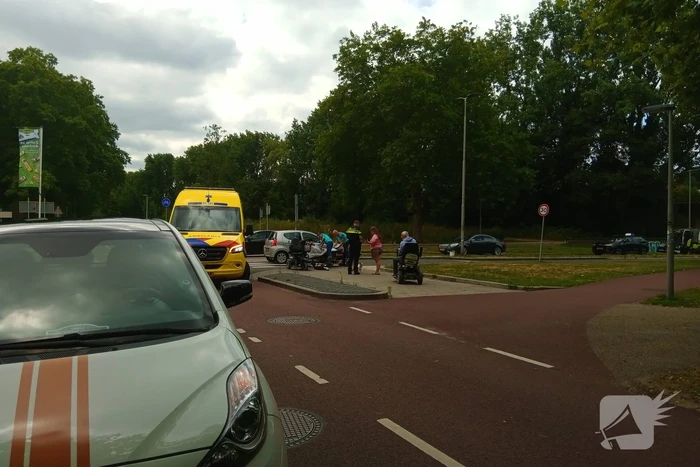 Politie stelt scootmobiel veilig na valpartij
