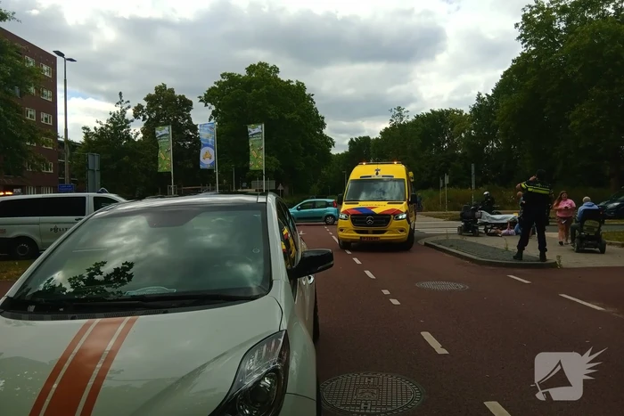Politie stelt scootmobiel veilig na valpartij