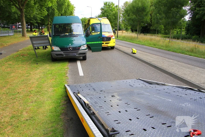 Bestuurder onwel tijdens rijden, aanrijding met letsel