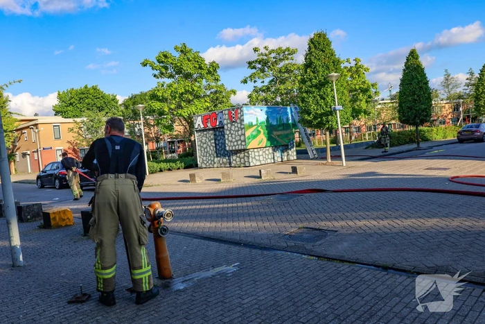 Brand in technische ruimte snel geblust