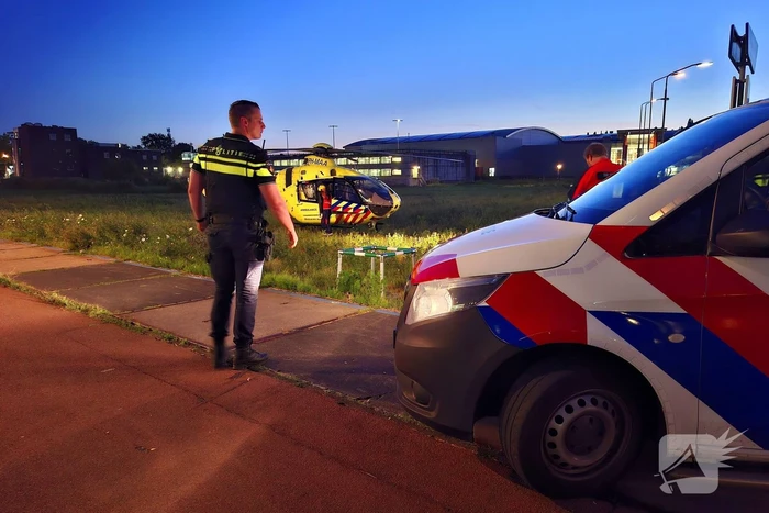 Traumahelikopter ingezet bij noodsituatie in politiebureau
