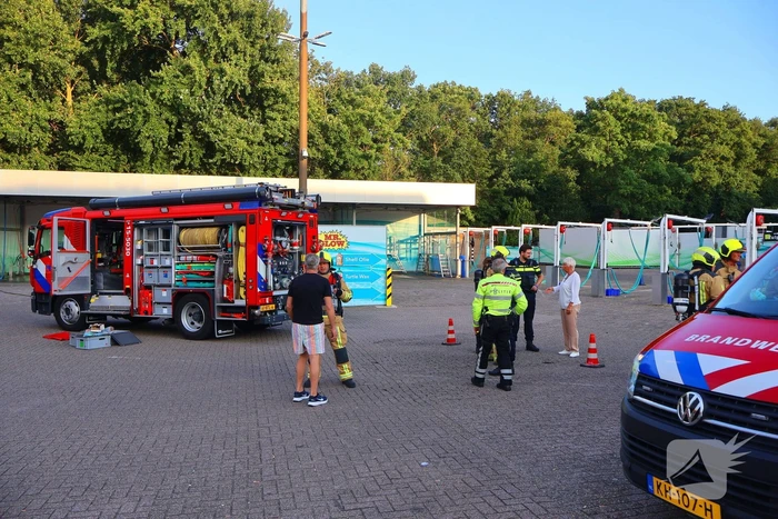 Dumping drugsafval bij autowasserette, man onwel