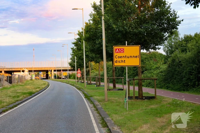 Coentunnel langdurig dicht wegens onderhoud