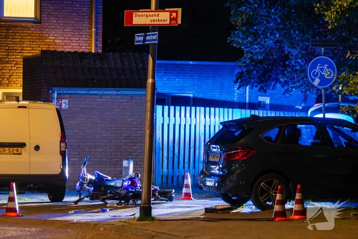 Crossmotorrijder vlucht en laat zwaargewonde fietser achter tijdens achtervolging