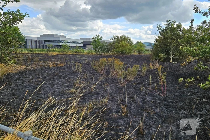 Bermbrand veroorzaakt verkeershinder