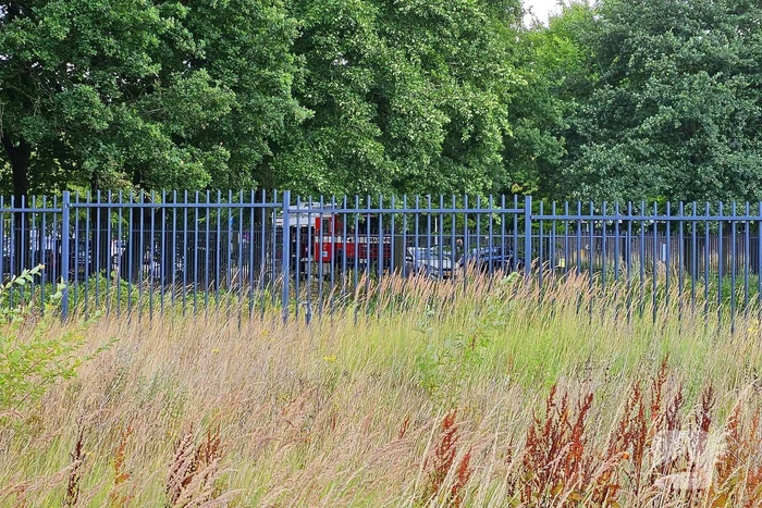Bermbrand veroorzaakt verkeershinder