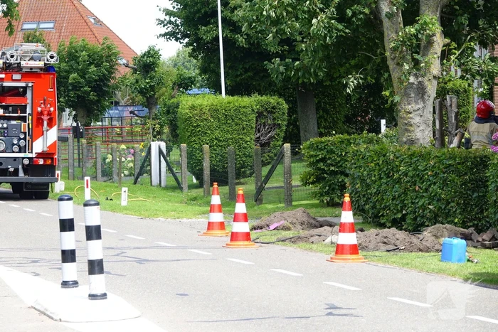 Werkzaamheden veroorzaken gaslek