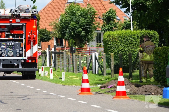 Werkzaamheden veroorzaken gaslek