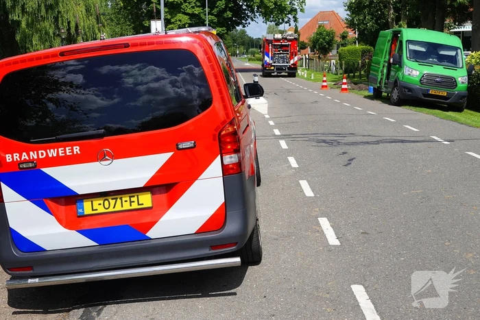 Werkzaamheden veroorzaken gaslek