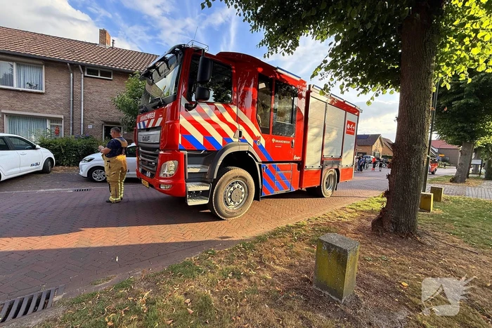 Woningbrand ontstaan door pan op vuur